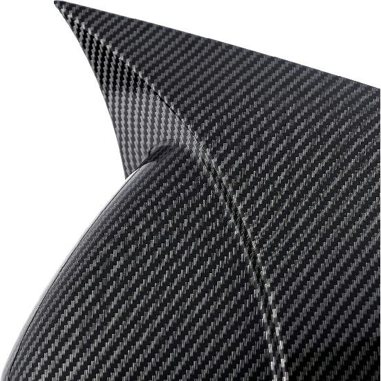 2pc Carbon Fiber Rear View Mirror Covers Caps,Replacement Rearview Mirror Covers,Fits for VW Golf MK7 MK7.5 Base GTI R 2013 2014 2015 2016 2017 2018