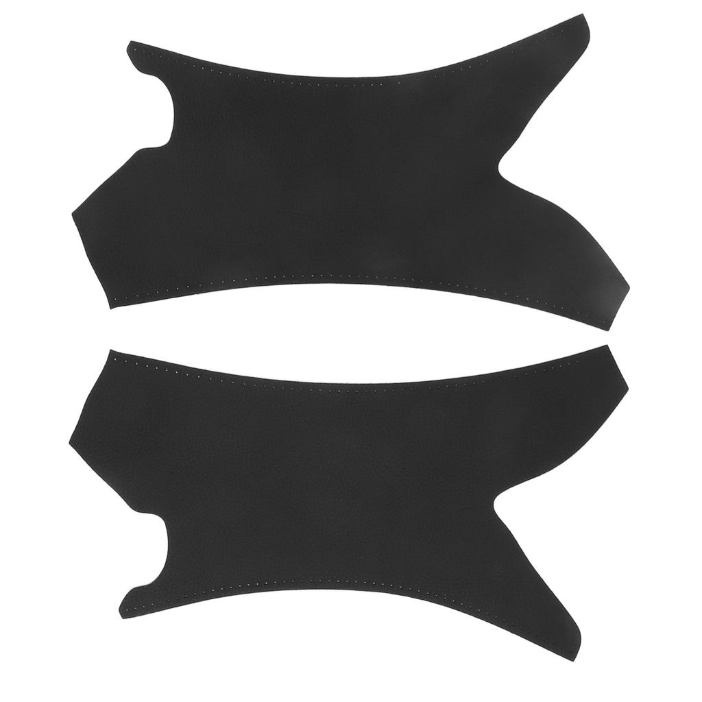 Inner Door Handle Cover PU Leather Interior Pull Handle Sewing Gloves for 316i 316d 318i 318d