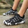 New fly-woven couple shoes retractable stream fitness wading shoes skipping rope shoes sports amphibious anti-cut beach shoes