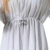 Women Gossamer Ghost Costume Gothic Victorian White Fancy Dress