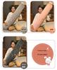 Body Pillow: Long, Cylindrical, Removable, Washable, Great for Leg Clamping and Pregnancy. Perfect for Kids' Beds.