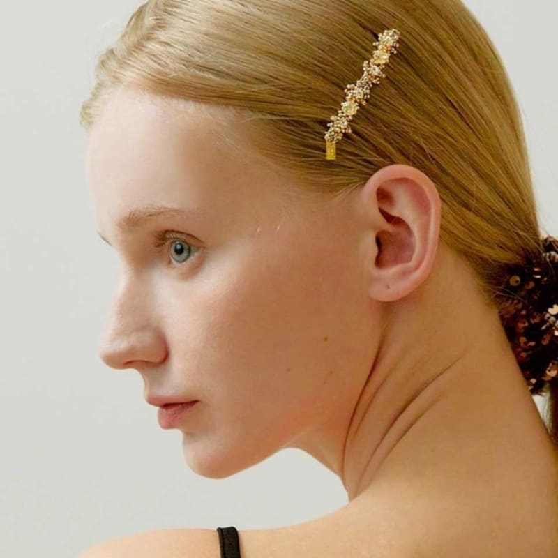 Jean Paul Clarisse Beaded Crystal Pin JC012SL