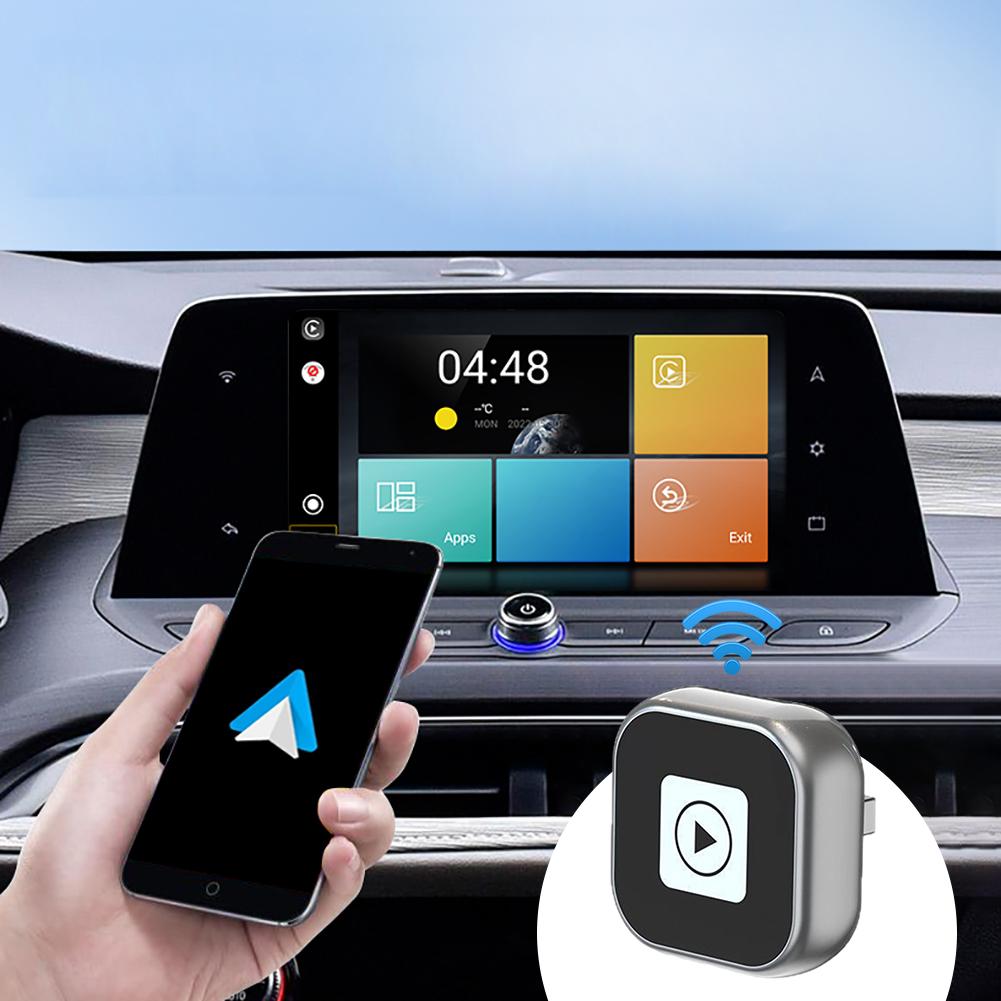 Wireless CarPlay & Android Auto Adapter Carplay AI Box Convert Wired To Wireless Auto Connect Plug & Play for Factory Wired Cars