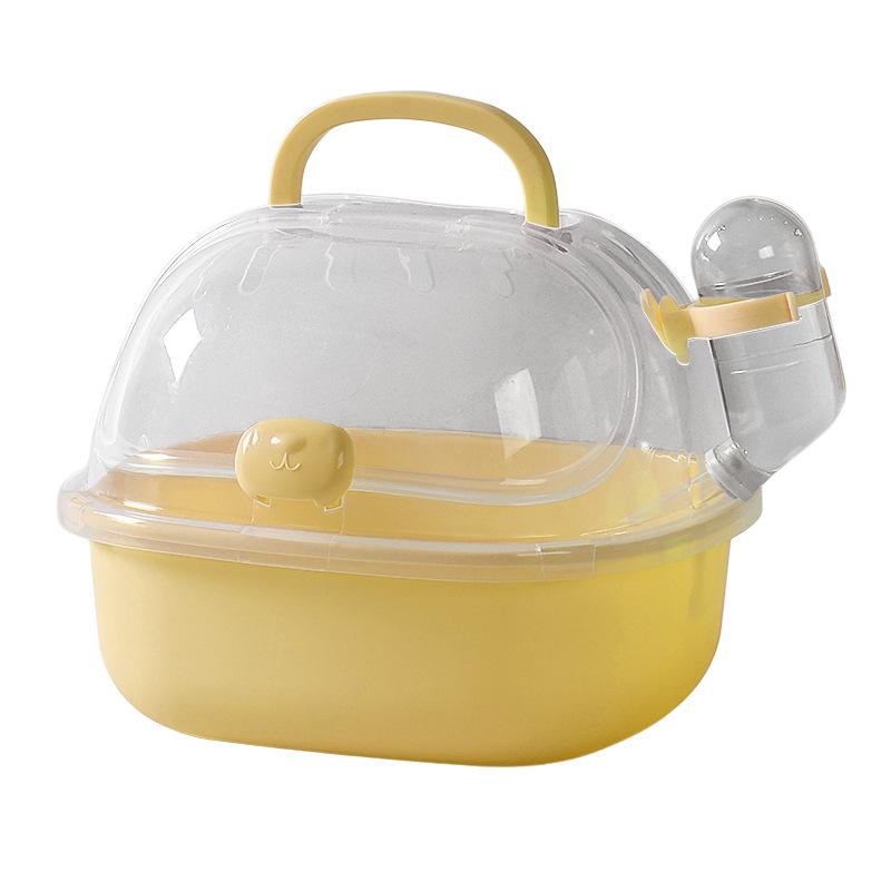 Portable Travel Hamster Cage - Bite-Resistant, Small/Large, Easy to Clean