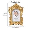 Antique Ornate Rectangles Photo Frame for Tabletop Wall Display,Retro Picture Frame,Decorative Photo Frame Home Decors