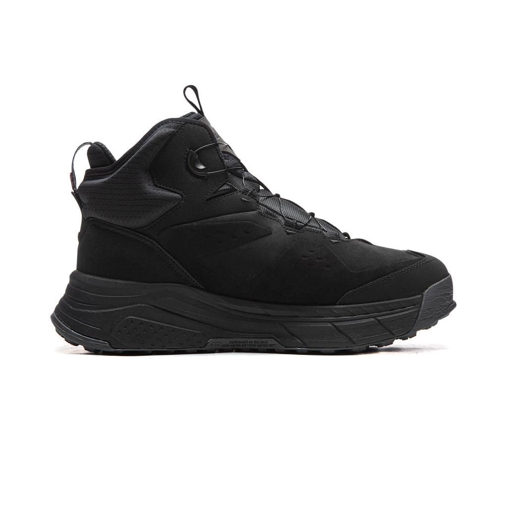 נעלי Li Ning Star Path 2 עם ריפוד, עמידות להחלקה ושחיקה, תמיכה, גפה אמצעית, נעליים יומיומיות, יוניסקס, שחור AGLV283-3