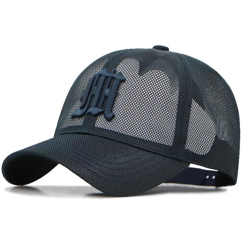 Big Size XXL 60-63cm Full Mesh Baseball Caps Man Women Summer Breathable Snapback Sun Cap Big Head Large Size Snapback Hats Male