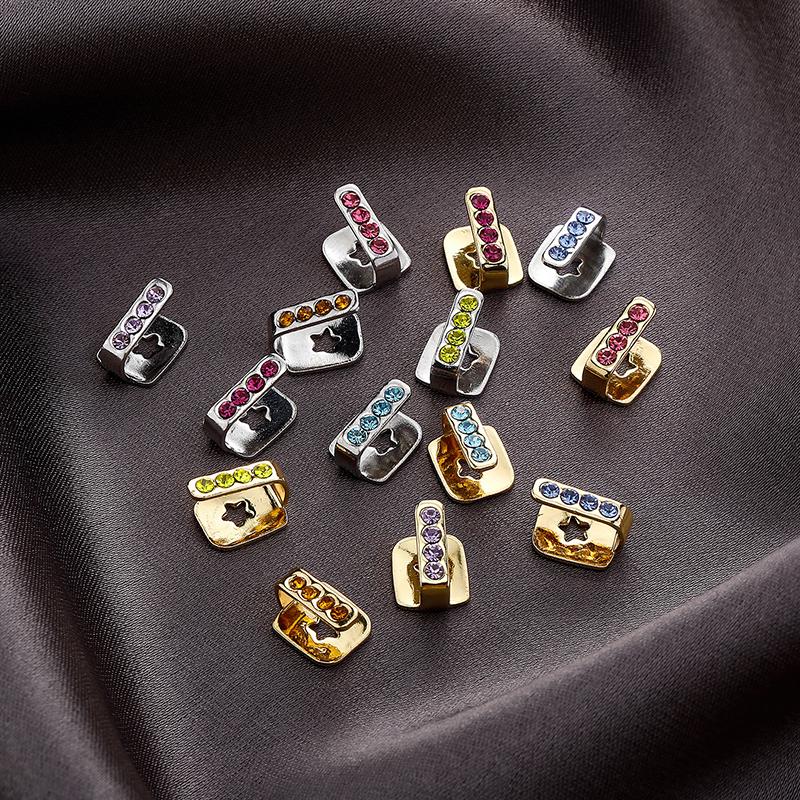 Yeni Hip Hop Diş Izgaraları Erkek Kadın Buzlu Boş Çift Diş Kapağı Diş Izgarası Punk Rapçi Kapağı Cadılar Bayramı Cosplay