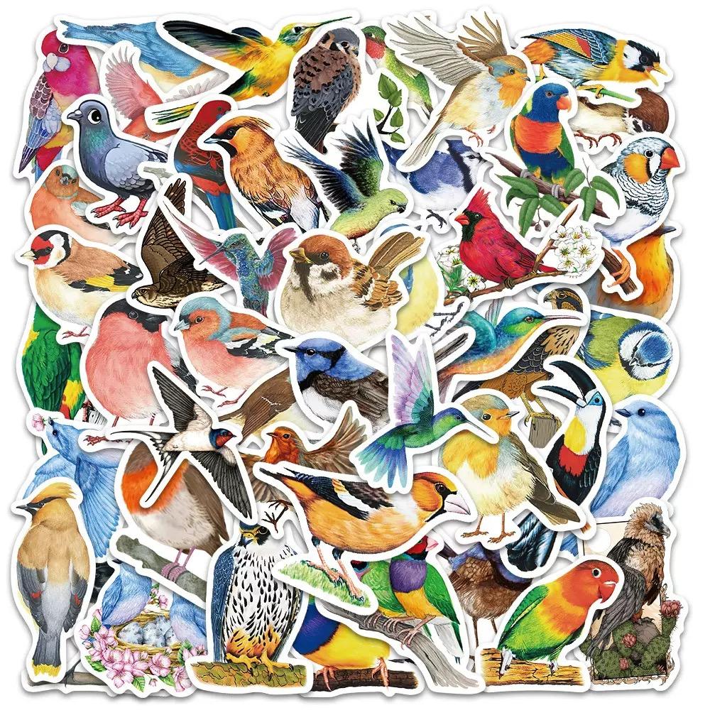 10/50/100pcs Mixed Adorable Humorous Zoo Wild Animals Stickers Aesthetic Designed For Children Toy DIY Skateboard Laptop Phone Car Decals Sticker
