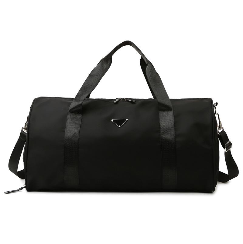 Large Capacity Nylon Travel Bag with Wet/Dry Separation for Sports & Yoga