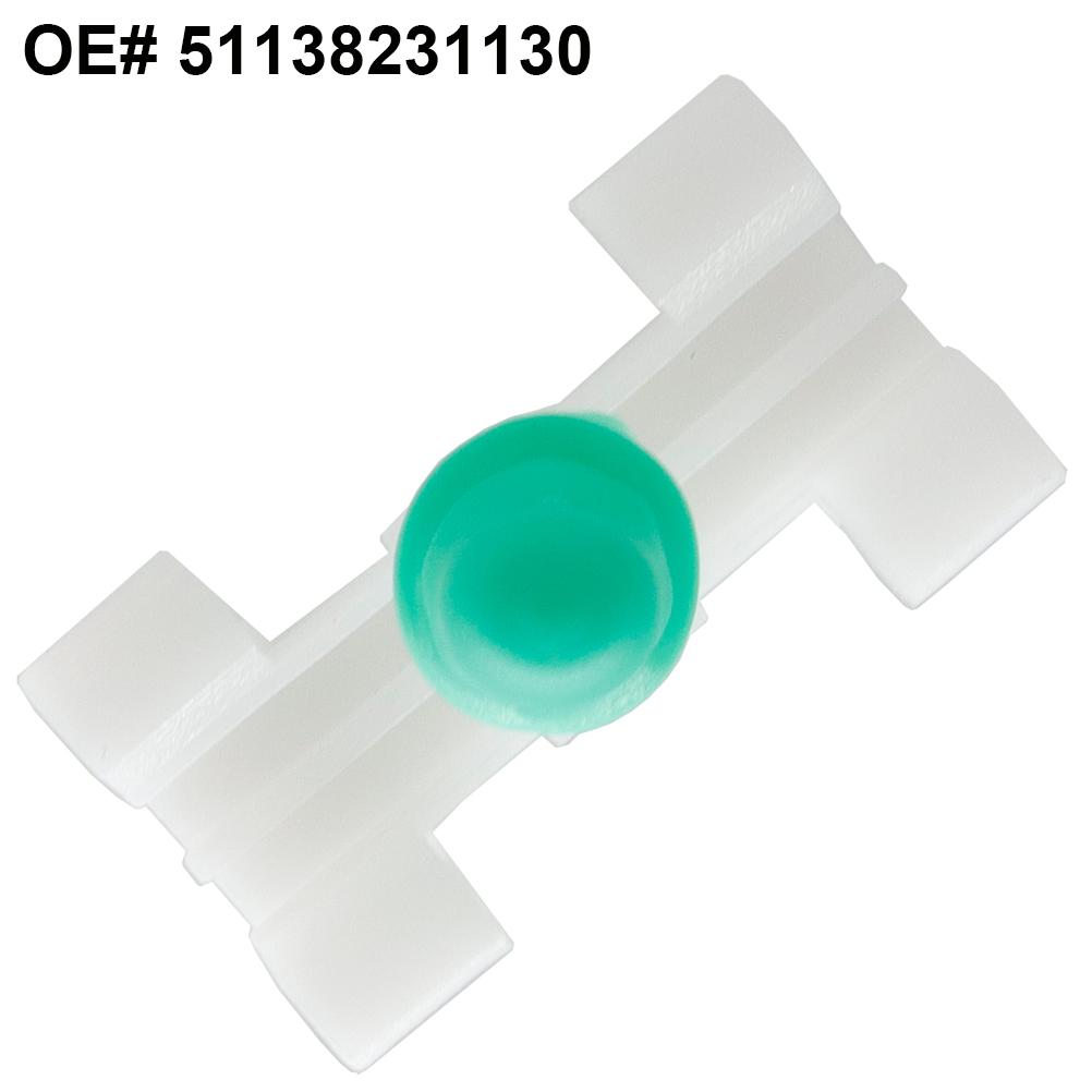 10 ST/Set Bil Sidodörr Lister Interiör Trim Formningsklämmor med Gummitätningar För BMW 3-serie E46 1997-2005OE# 51138231130