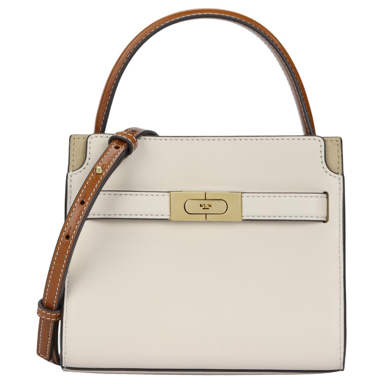 

Tory Burch Lee Radziwill Fashion Minimalist Metal Buckle Adjustable Shoulder Strap Leather Handbag Crossbody Mini Women Handbags 158642-122 Basic Set (Bag+Dust Bag)