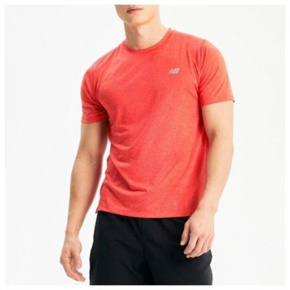 

New Balance T ShirT Men S aThleTicS Running ShorT Sleeve mT41253 090(S)