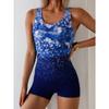 Maillot de bain une pièce pour garçon avec imprimé floral pour la plage et la piscine en été, Maillot de bain ajusté athlétique pour femme