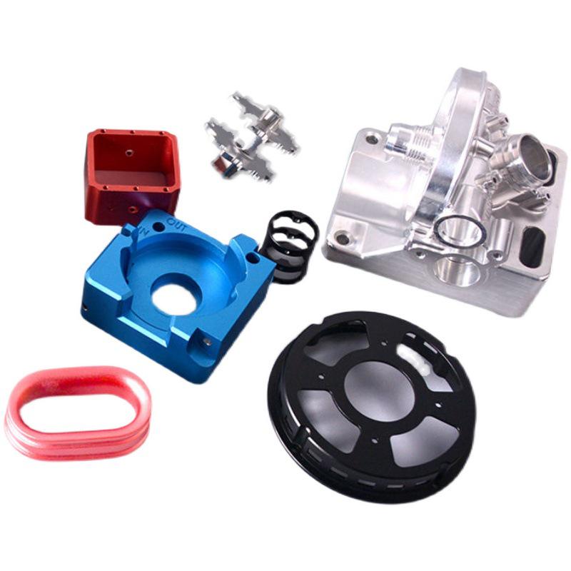 Five-Axis CNC Machined Aluminum & Copper Parts Prototyping