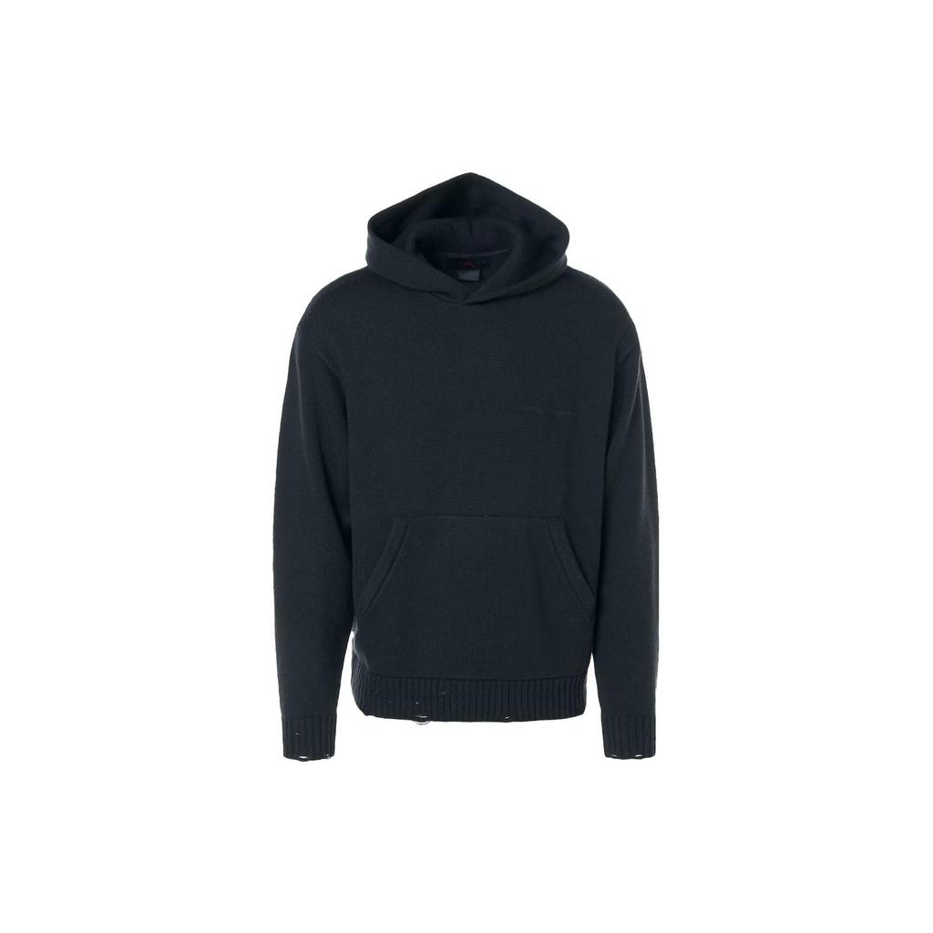 Jordan Men's Knit Pullover Hoodie Black Men FN0612-010