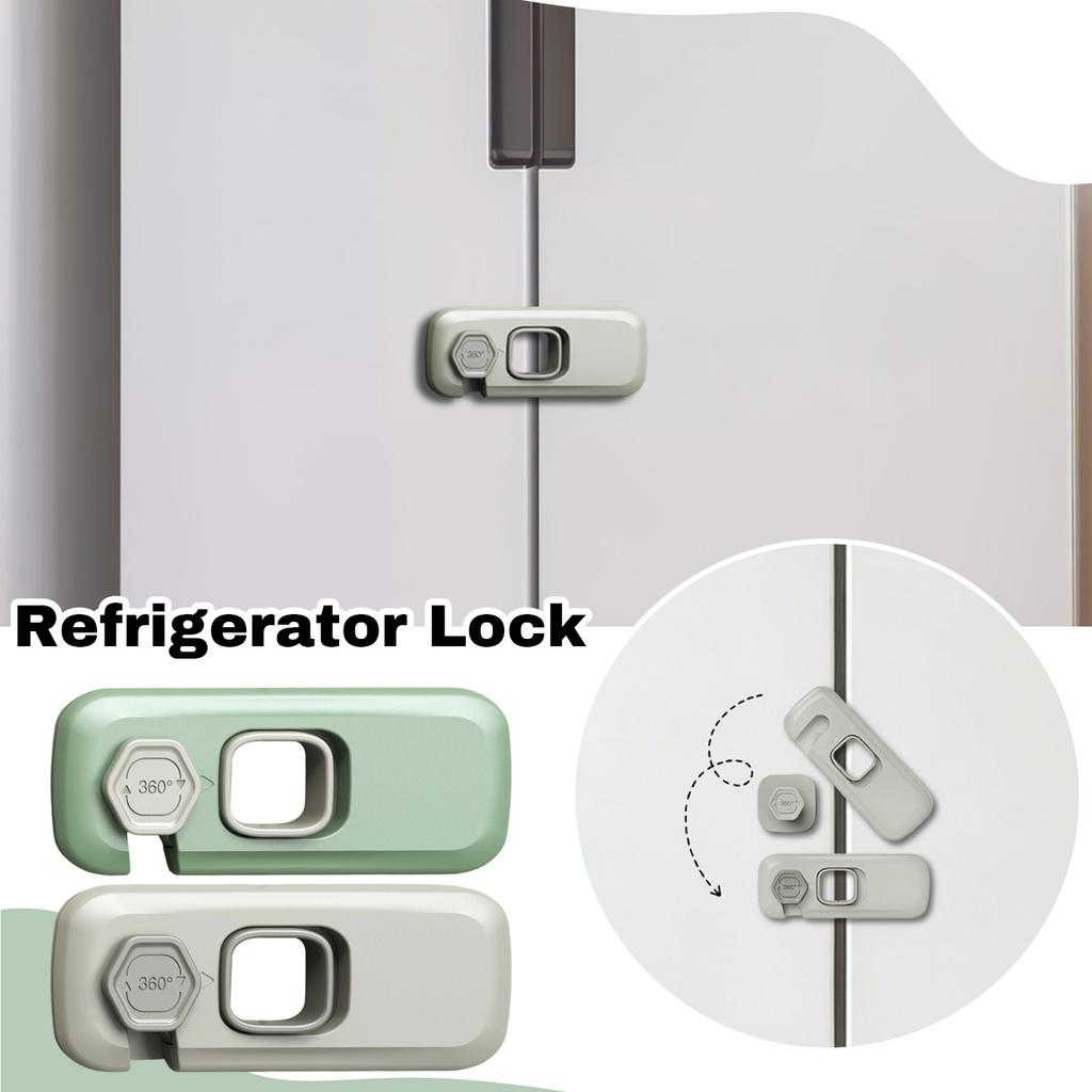Refrigerator Lock, Refrigerator Lock For Kids (with Adhesive Pads), Door Lock, RV Refrigerator Lock, Oven Lock