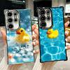 Резиновые Уточки Бассейн Мягкий Чехол Для Телефона Для Samsung Galaxy S26 Ultra S25 Edge S24 FE S23 Plus S22 S21 + S20 Покрытие Защита от Падения