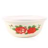 Thick Retro Enamel Bowls: Mixing, Soup, Rice, Salad, & Basin Options