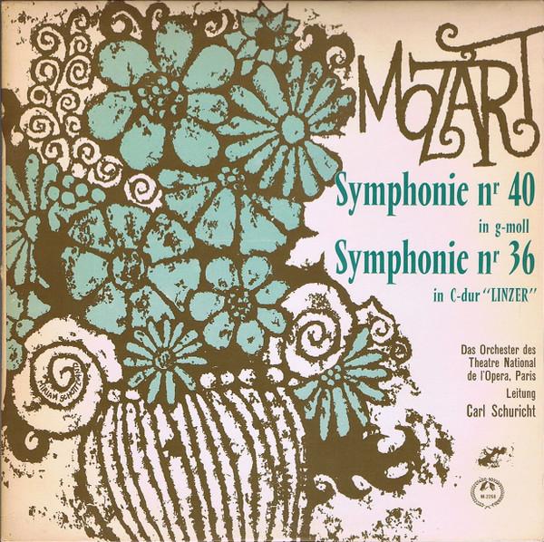 

LP Record CARL SCHURICHT, ORCHESTRE NATIONAL - Mozart: Symphonie Nr. 40 In G-moll, M2258 CONCERT HALL Germany Classical Used