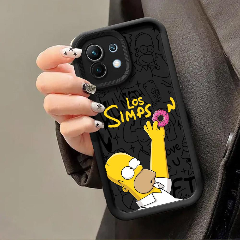 Cartoon The-Homer-S-Simpsons Case for Xiaomi Mi 13T 14T 15 15T Pro 17 Ultra Poco M7 M8 F8 F7 X6 X7 X8 Pro Max Shockproof Cover