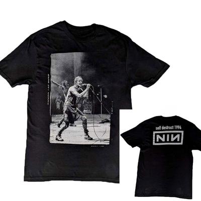 Nine Inch Nails Self Destruct94 Casual Tshirt Mens and Womens Luxury Brand Top