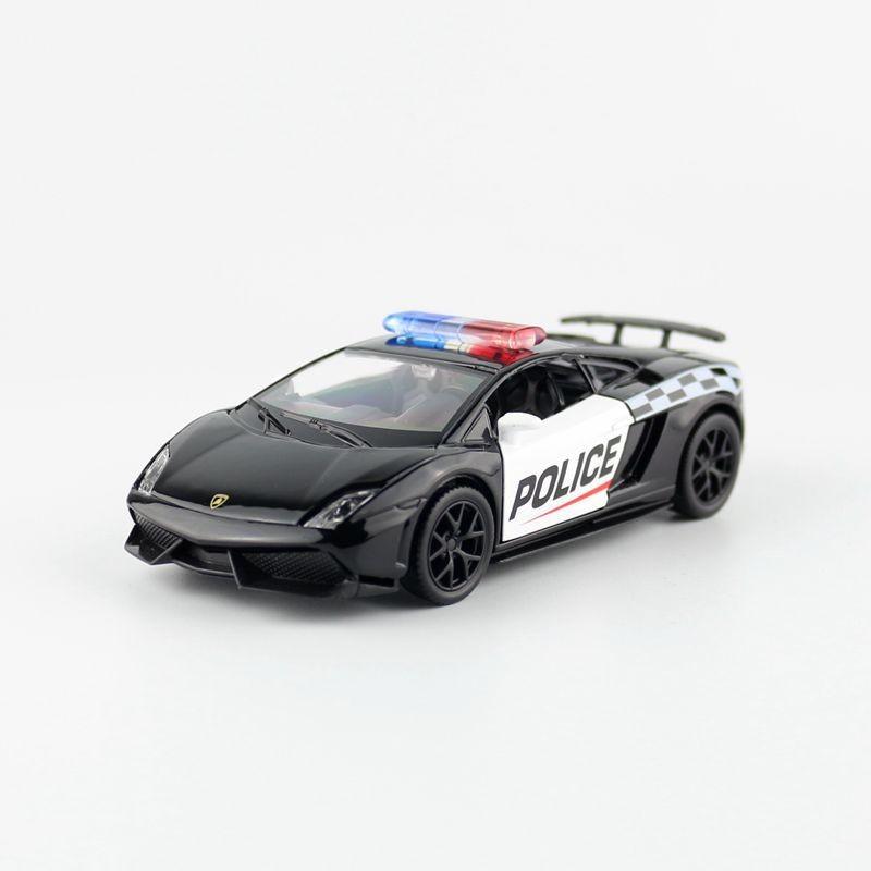 Car Gallardo Police Alloy Model Toy For Play And Enthusiasts Display
