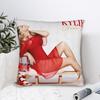 Mr Beans  Irma Gobb Square Pillowcases Polyester Home  Cushion Case Creative Decorative Throw Pillow Case 4040