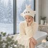 Creative Cartoon Seal Dry Hair Cap Quick Dry Strong Water Absorption Hair Towel Thickened Soft Shower Cap Post-Shower