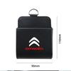 Car Outlet Vent Seat Back Tidy Storage Box PU Leather Coin Bag for Citroen C1 C2 C3 C4 C5 C6 C8 C4L DS3 DS4 DS5 Accessories