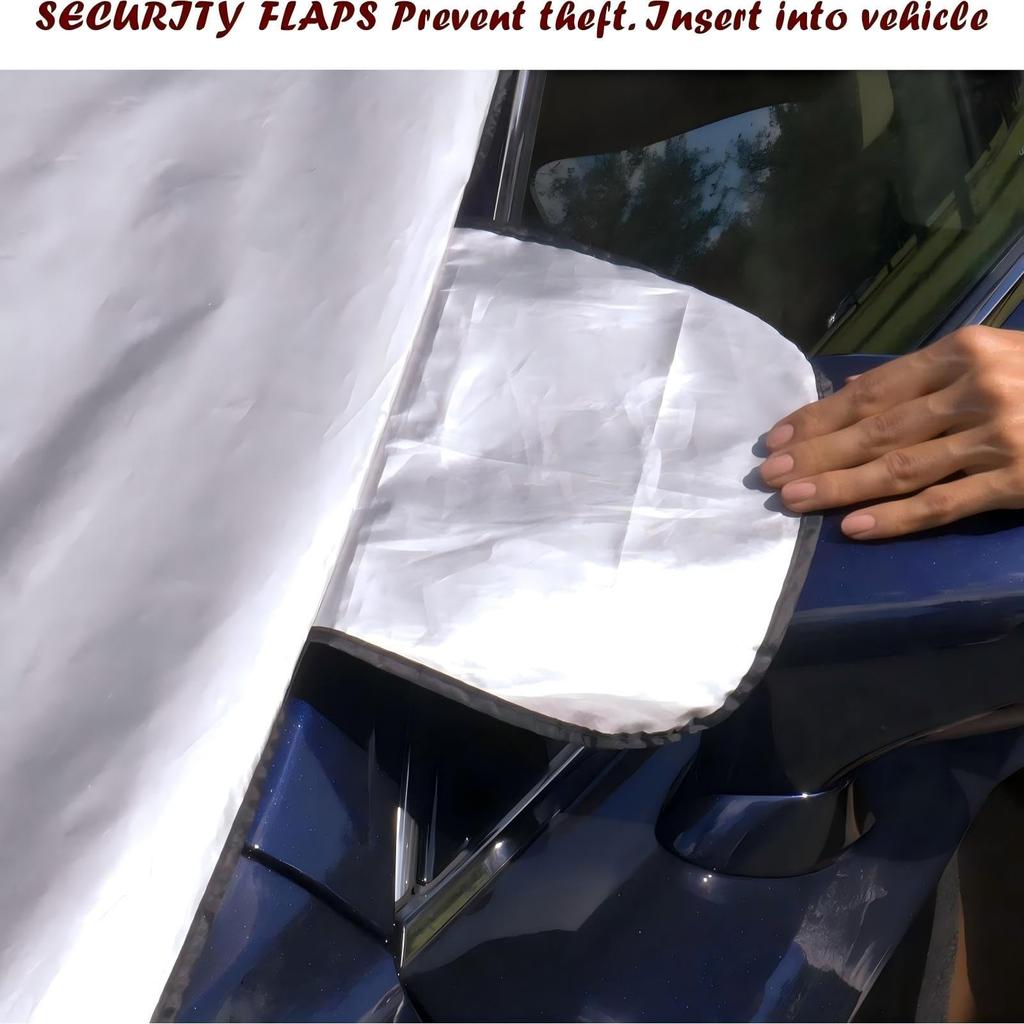 Car Windshield Cover – Windproof All-Weather Protector Against Frost, Rain & UV, Fits Most Cars & SUVs