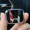 Car Steering Wheel Logo Emblem Sticker 3D H Badge Decal for Honda Civic Accord CR-V Fit Auto N-BOX Interior Styling Accessories OJ4