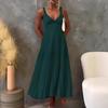 New Women's Halter Elegant and Sexy Backless Dress for Banquets