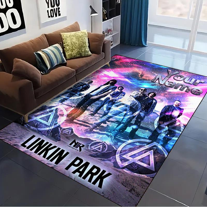 Name Custom Linkin Park Carpet Rug for Living Room Bedroom Home Sofa Decoration,Kids play Non-slip Floor Mat