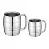 Stainless Steel Drinking Mug Reusable Water Tumblers Shatterproof Drinking Cups Perfect for Parties Outdoor Activities