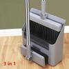 4 In 1 Broom Combo Set With Broom Dustpan Squeegee Floor Brush Multi Purpose Cleaning Tool For Home Commercial Use