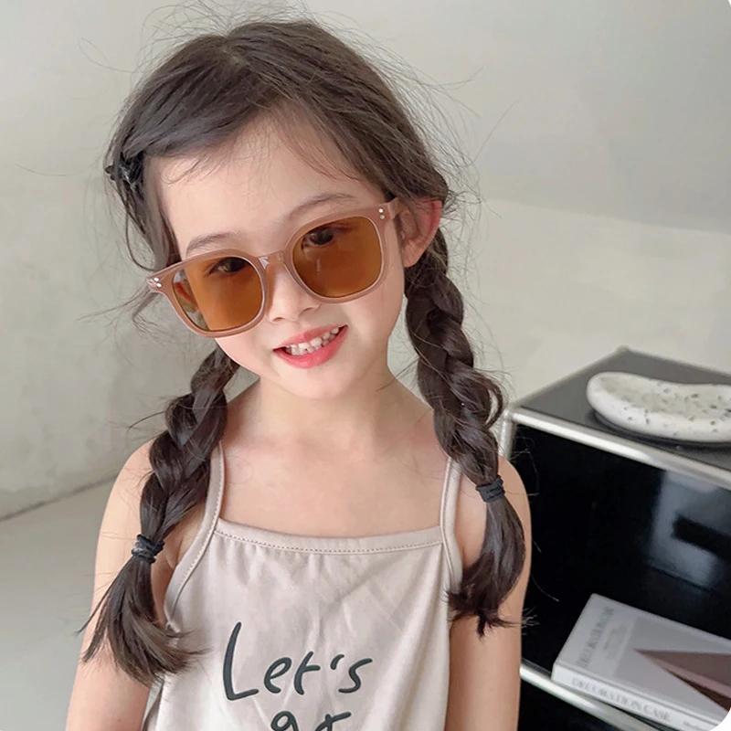 Children Sunglasses Vintage Square UV400 Sun Glasses Outdoor Cute Girl Boy Fashion Glasses Protection Classic Kids Sunglasses