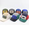 Vintage American Style Fivepanel Cap With Breathable Polyester For Outdoor Sun Protection