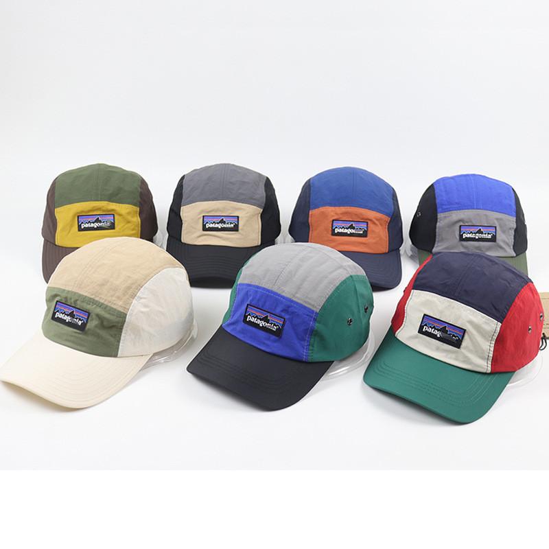 Vintage American Style Fivepanel Cap With Breathable Polyester For Outdoor Sun Protection