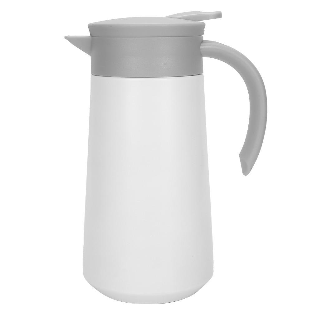 800ML Capacity Thermal Jug Stainless Steel Liner Vacuum Insulated Vacuum Thermal Kettle White Vacuum Insulated Bottle For Coffee