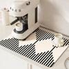 Diatomite Coffee Bar Mat Absorbent Heat Resistant Placemat for Table Kitchen Countertop Protection Quick Dry Coaster