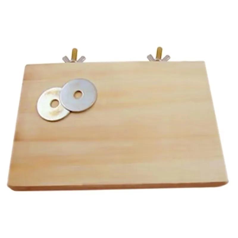 1Pcs 13*9cm Parrot Standing Stand Platform Square Wooden Springboard Hamster Wooden Pier  Budgie Hanging Toy
