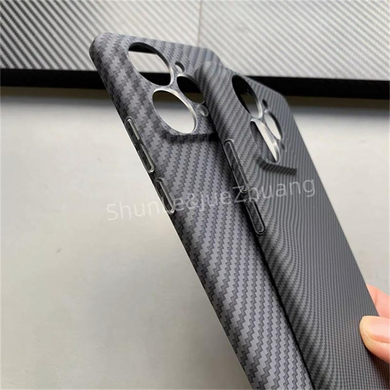 Case For Realme 15 Pro Case Matte Hard Carbon Fiber Texture Pattern Ultra Thin Phone Cover For Realme 15Pro 5G Shell Bumper