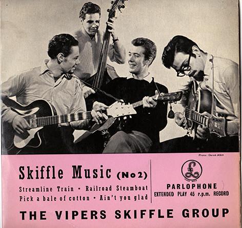 

7inch Record VIPERS SKIFFLE GROUP Skiffle Music No 2 GEP8626 PARLOPHONE 1957 UK Rock Used