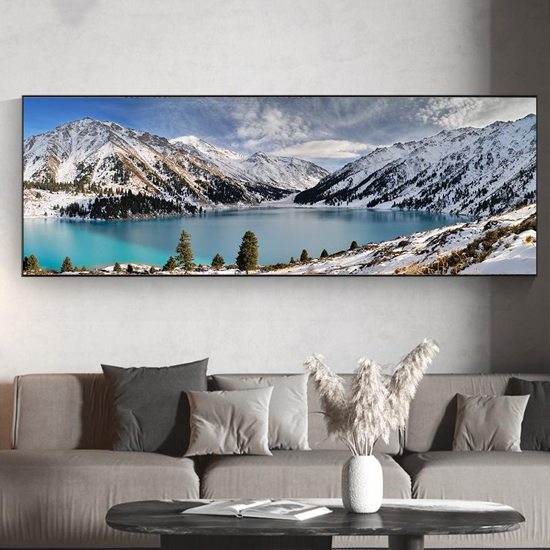 Natural Landscape Canvas Painting Mountain Posters And Prints Wall Art Scenery Pictures Living Room Home Decoration Cuadros