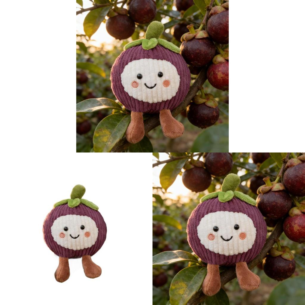 Fruit Plush Toy With Hanging Hook For Kids And Teens