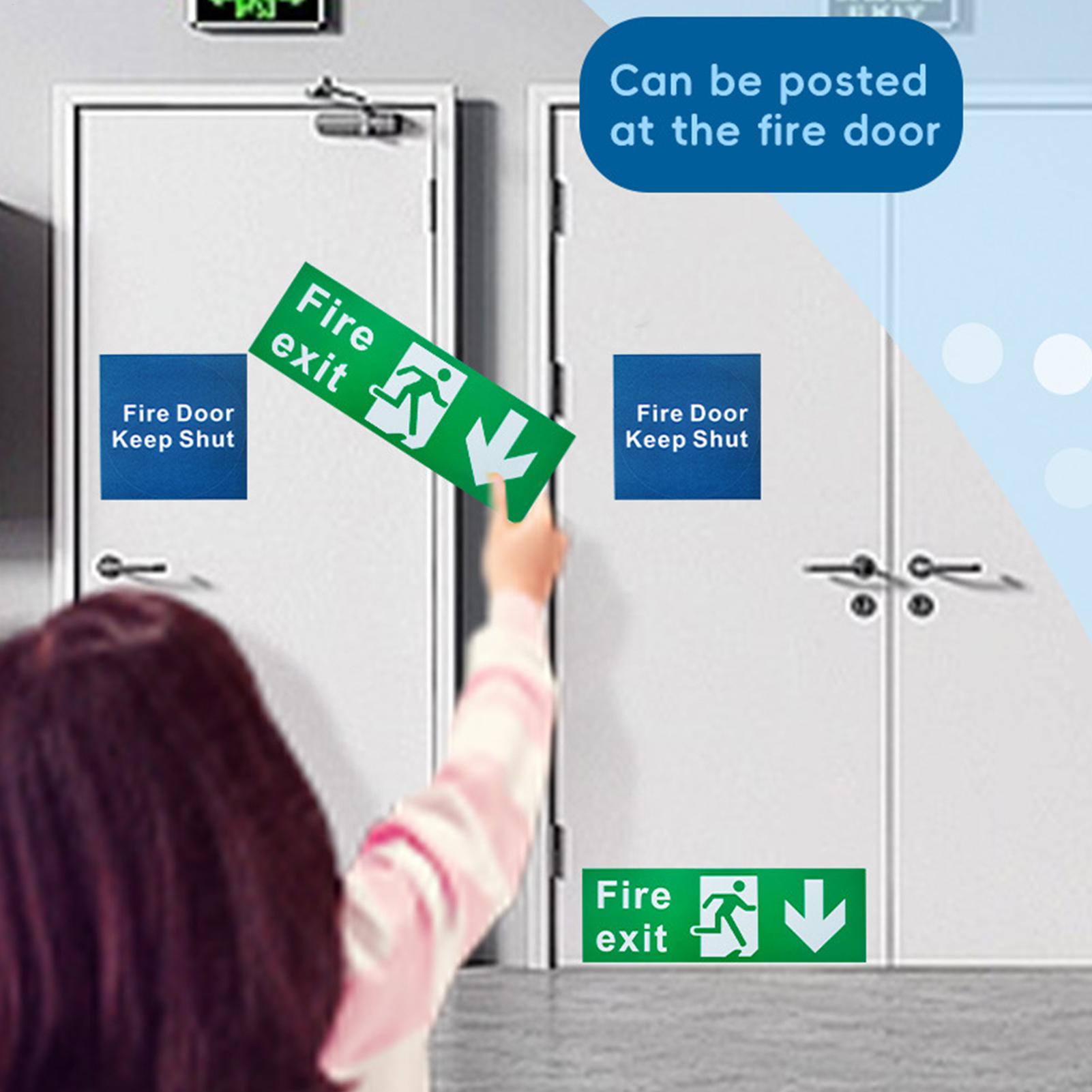 

Exit Sign Safety Exit Sign Sticker 7 Piece Fade Resistant Decal Survival Sticker For Industrial Outdoor Door Men Women Elderly China Mainland