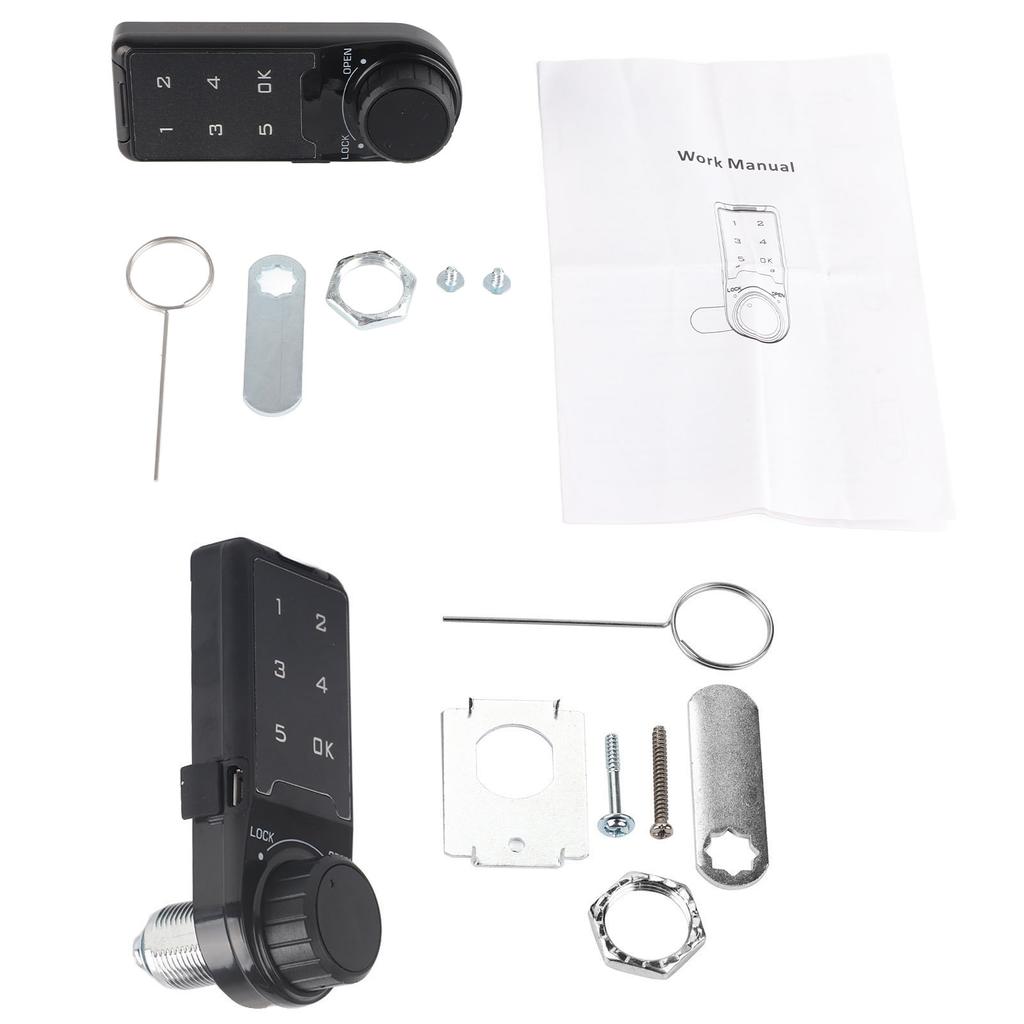 מנעול קוד אלקטרוני מקלדת מגע סיסמה גישת מפתח מנעול ארון אלקטרוני דיגיטלי אבטחה לוקר מקודד מנעול מפתח כרטיס RFID