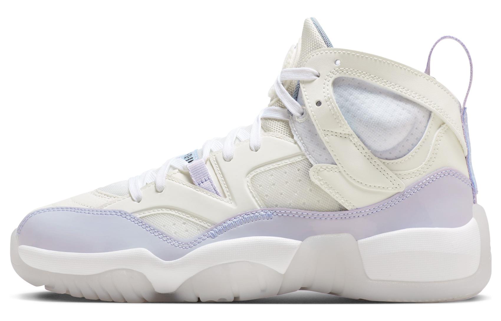 Jordan Jumpman Two Trey Белый Лавандовый Фиолетовый Женский FB7166-511 36.5