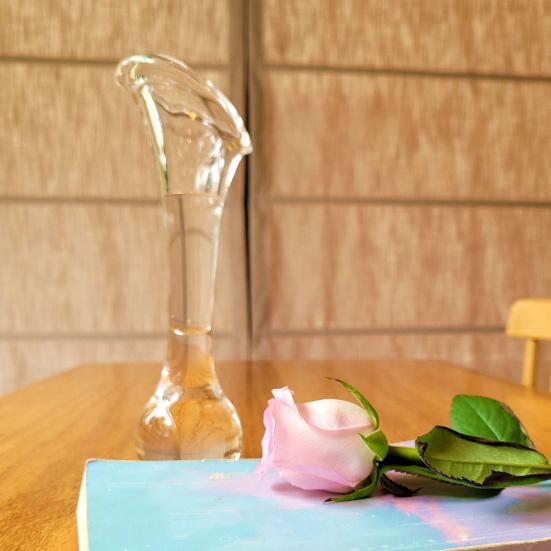 Transparent Acrylic Flower Vase Minimalist Modern Flower Holder Container Home Office Table Centerpiece Decorative Floral Plants Vase